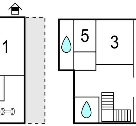 Five-bedroom With A Fireplace 03 *
